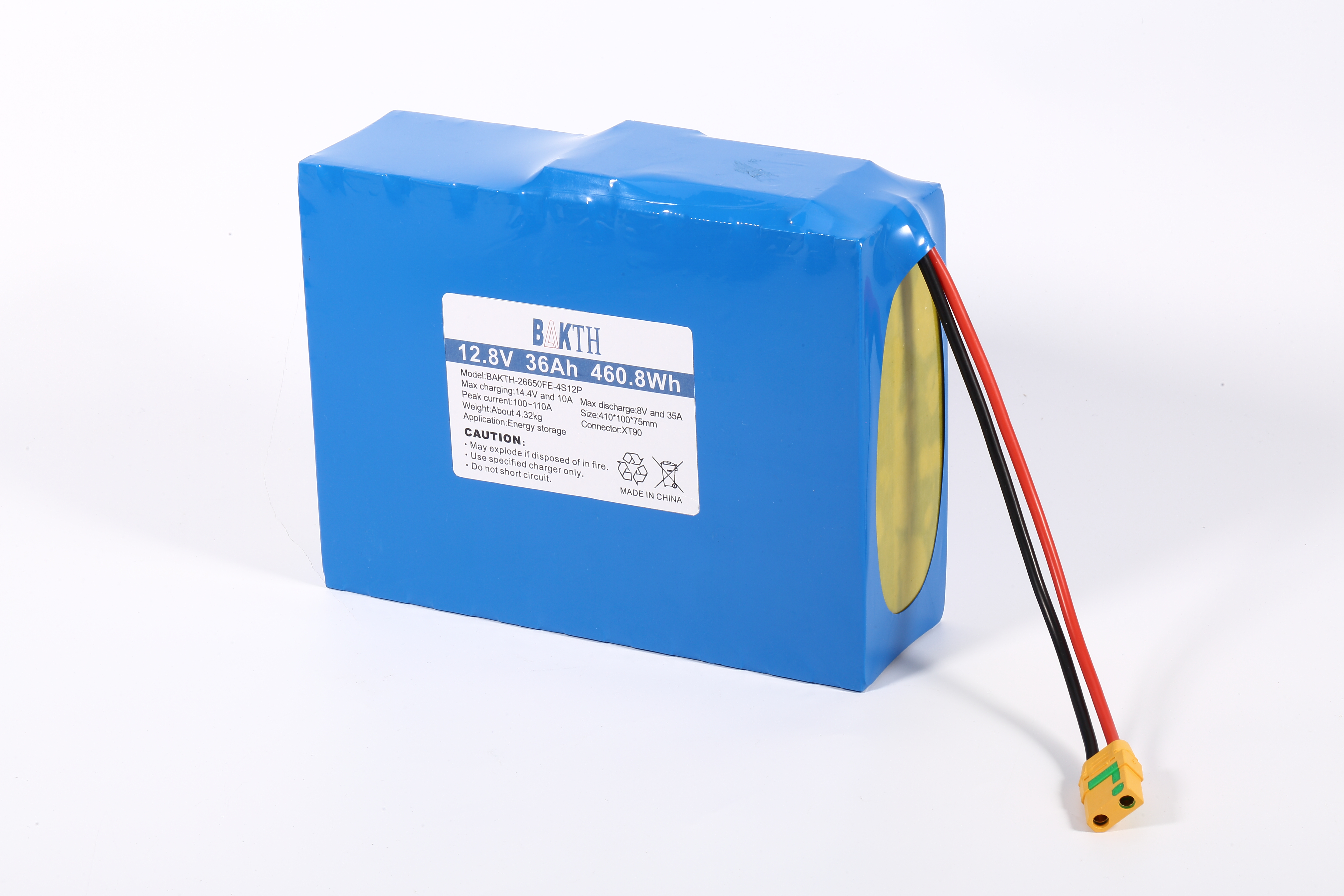 Vente chaude rechargeable Batterie au lithium 26650 4S1P 12.6V 36AH pour l'appareil électrique