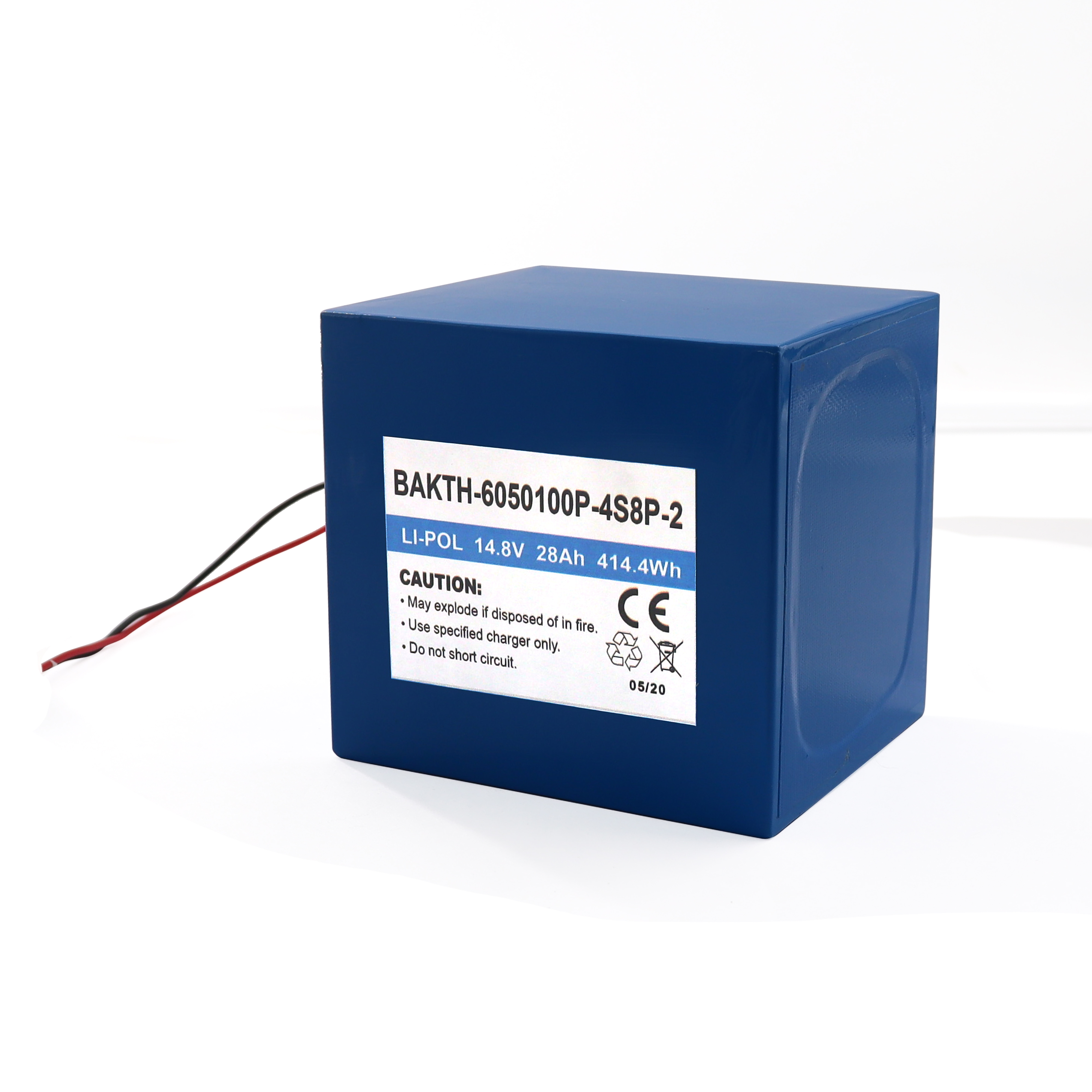 Cycle profond haute capacité 14,8V 48AH Lithium Polymer Battery Pack 6050100P 4S8P pour l'appareil électrique