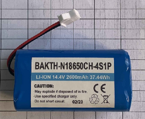 Prix ​​d'usine de grande capacité Bakth-N18650CH-4S1P 14.4V 2600mAh Batterie de batterie au lithium ion Pack de batterie rechargeable pour l'appareil portable