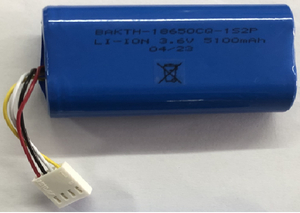 OEM BAKTH-18650CQ-1S2P 3.6V 5100mAh Prix d'usine Batterie Lithium Ion Pack de batterie rechargeable Pack pour le vélo électrique