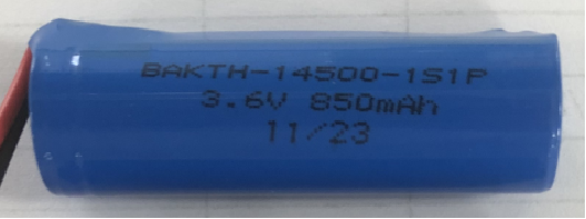 Prix ​​d'usine OEM BAKTH-14500-1S1P 3,6V 850mAh Batterie de batterie au lithium Ion Pack RECHARGAGE
