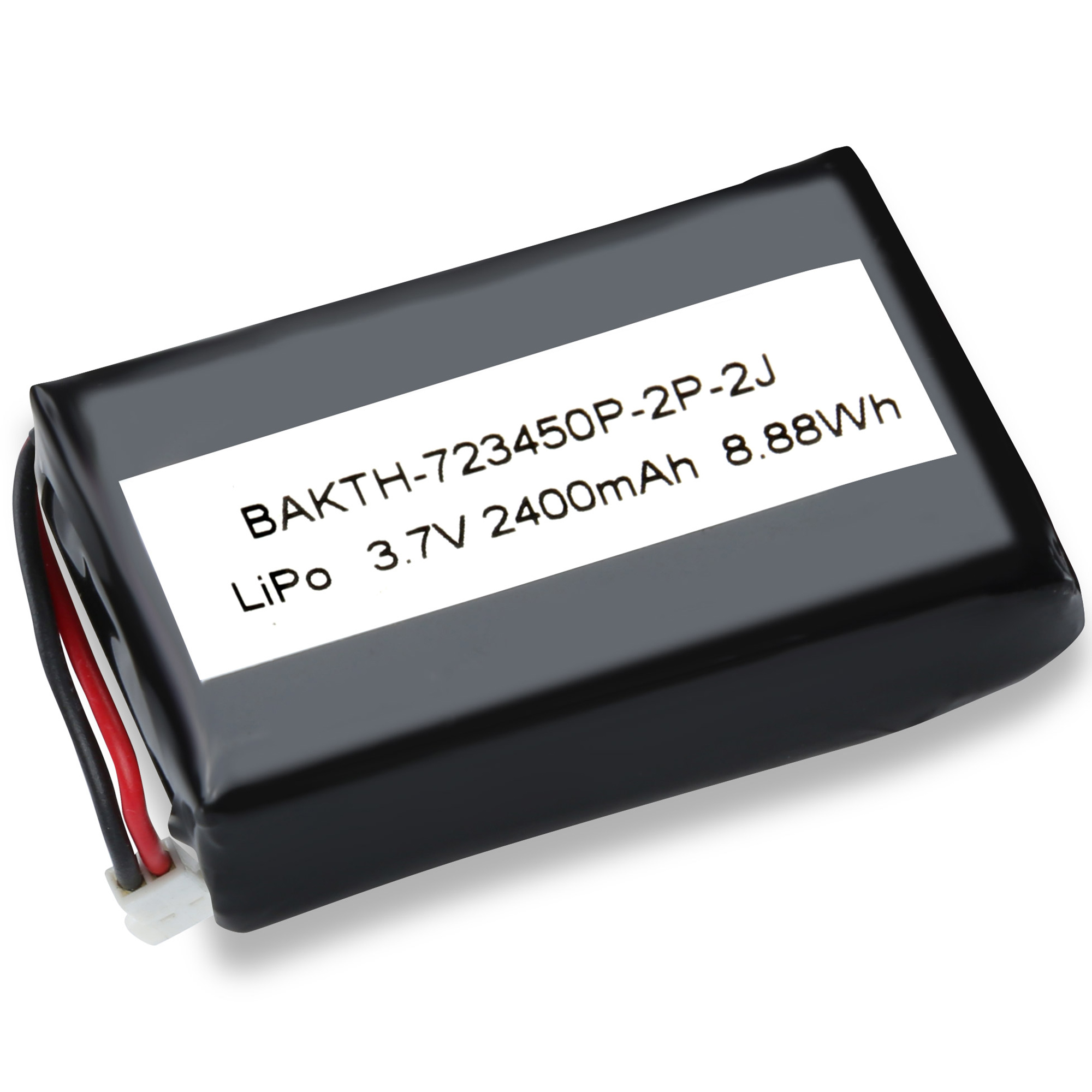 BAKTH-723450P-2P-3J RECHARGAGET LITHIUM POLYMER BATTERIE 3,7 V 2400mAh Batterie Pack
