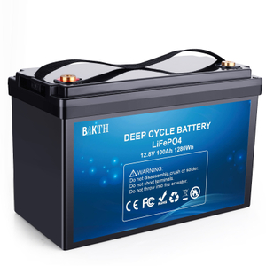 Pack de batterie LifePO4 12.8V 100AH ​​pour usage domestique