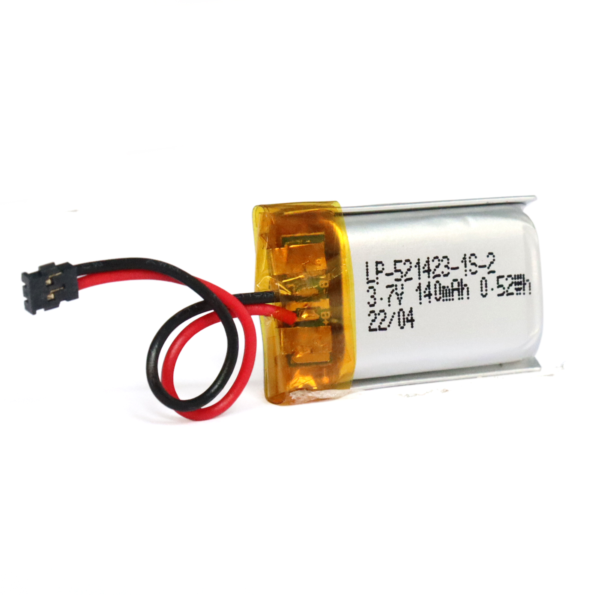 LIPO 521423 3,7 Batterie en polymère rechargeable à l'ion lithium pour la montre intelligente