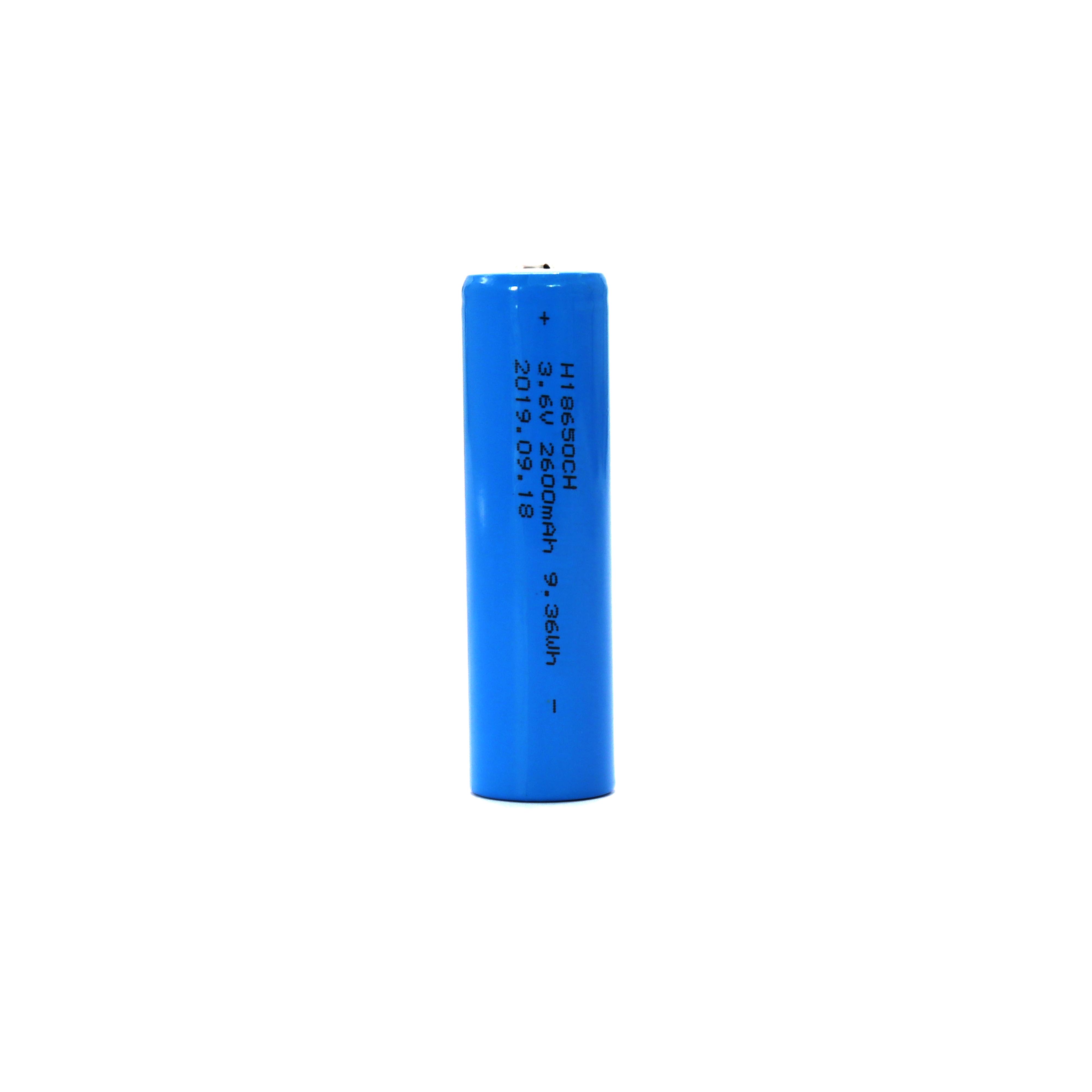 Batterie Li-ion rechargeable Batterie cylindrique à cycle long Batterie Li-ion 3,7 V Batterie 18650ch 2600mAh