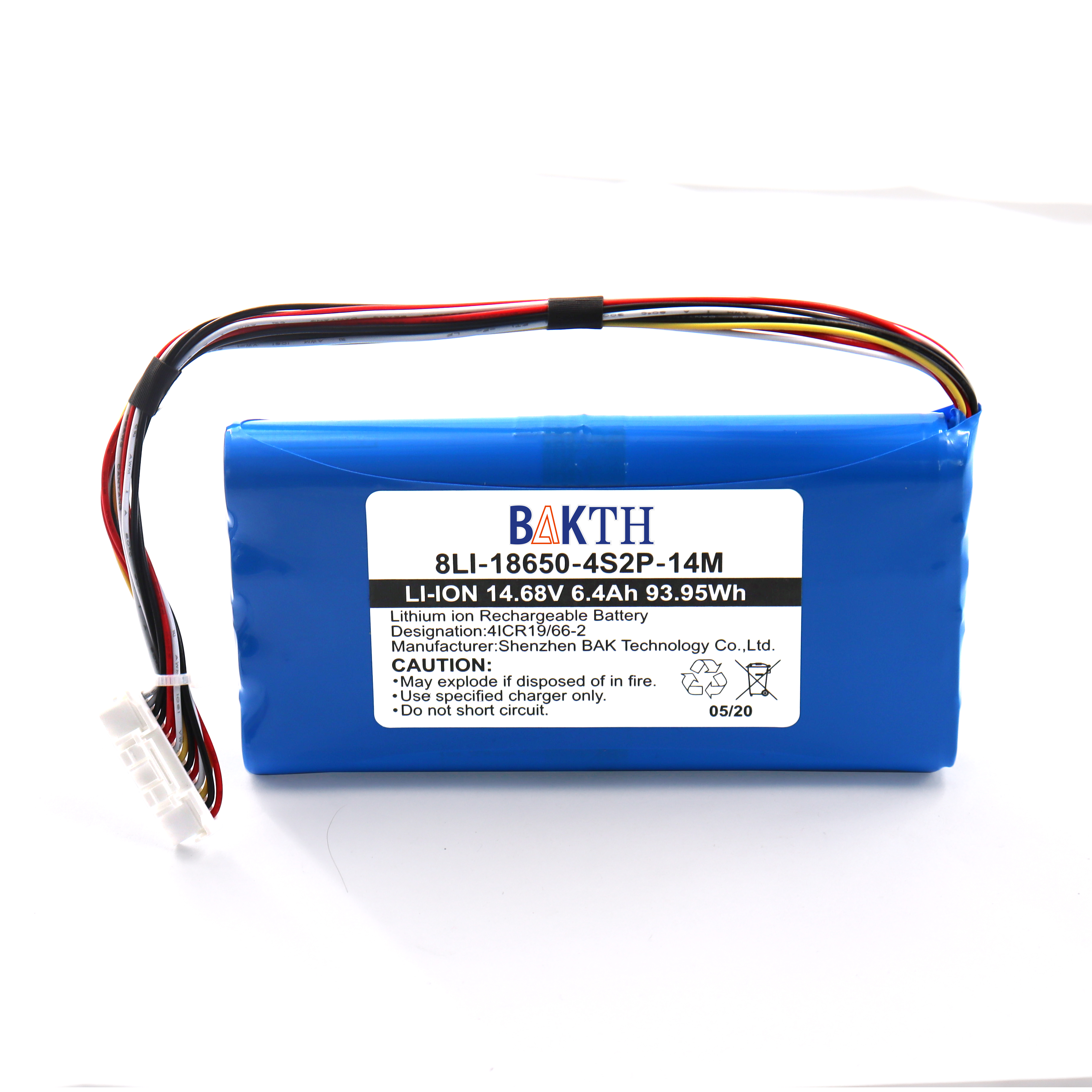 Factory Cylindrical 18650 Battery Cells 4S5P Li-ion 14.68V 6400mAh Battery Rechargeable Battery